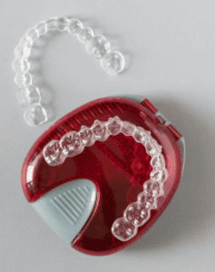 Invisalign Aligners in their case